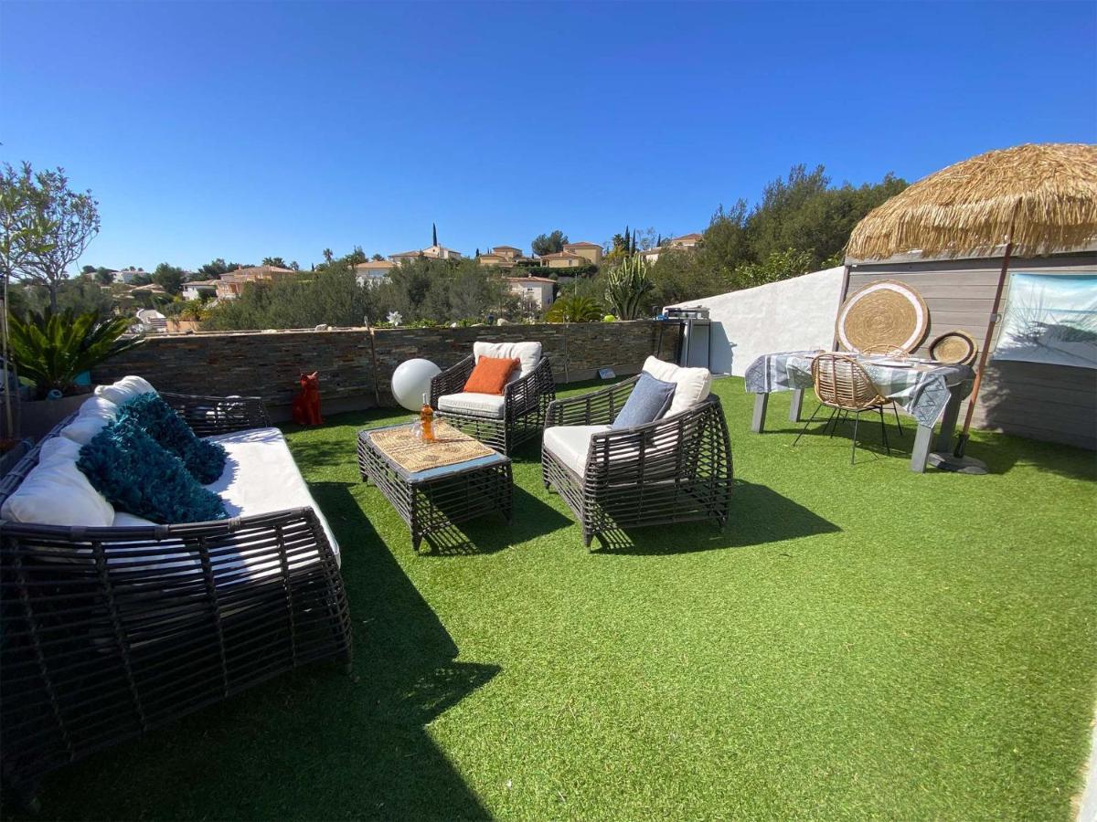 Vuemer Bandol - Grande Terrasse De 45M2 Vue Mer Piscine Parking Exterior foto